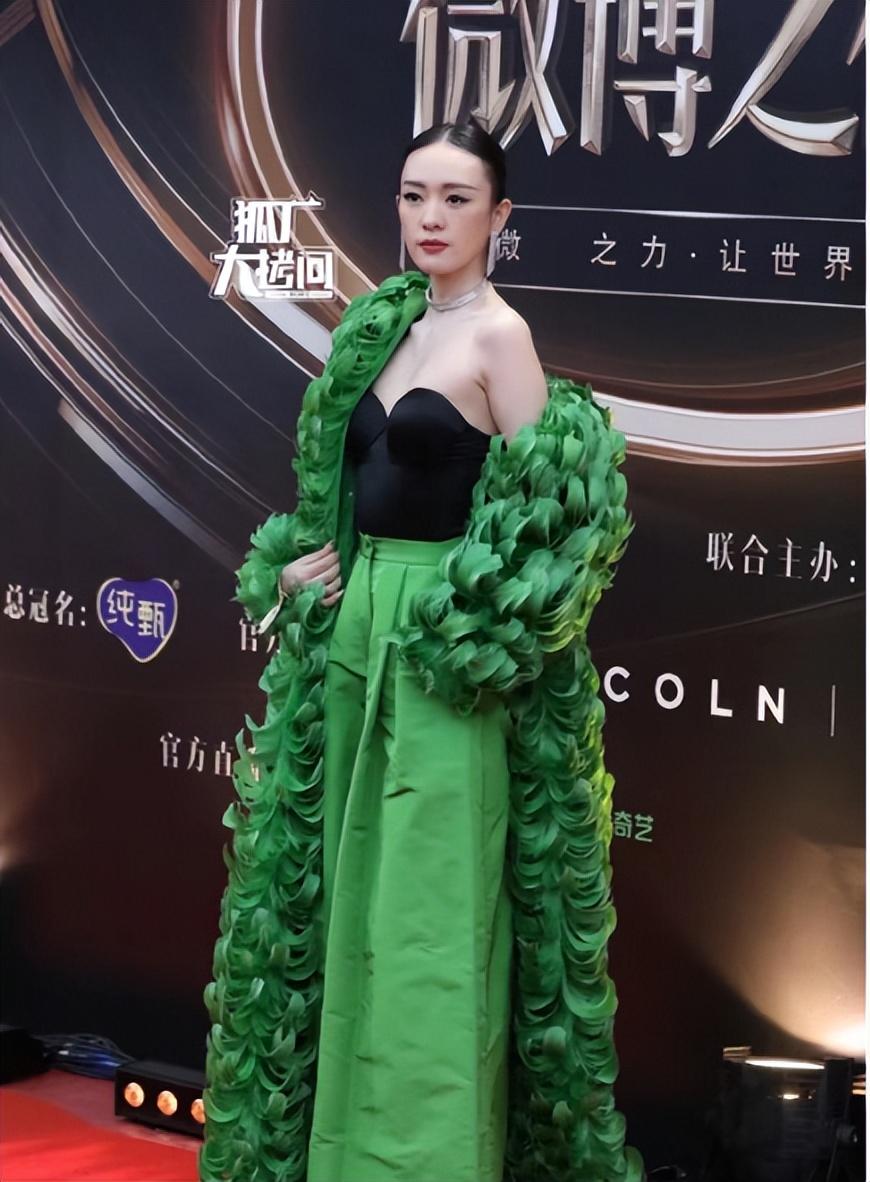 微博之夜不能转播,女星走红毯堪比盘丝洞.造型露骨太好看