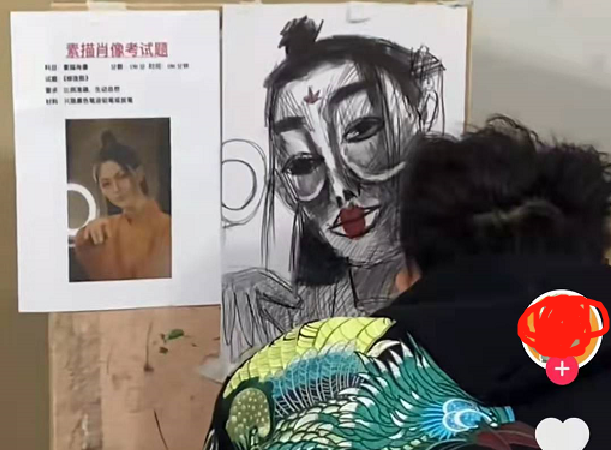 美术生的0分试卷.用谐音梗作画.都是灵魂画手呀